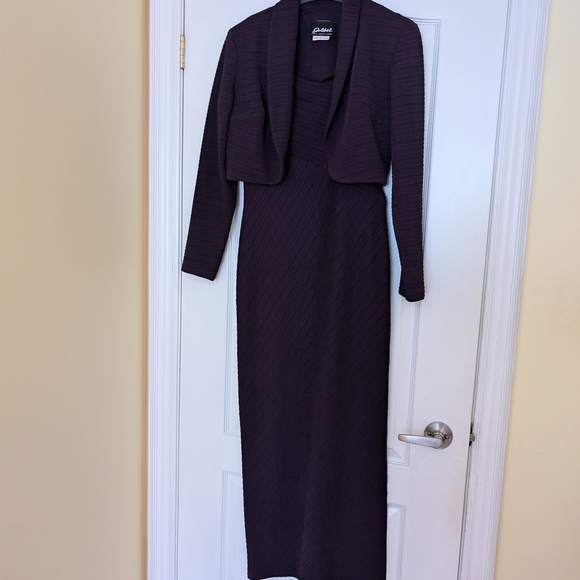 Dresses & Skirts - Vintage Formal Dress and Jacket Set Size 10 Purple